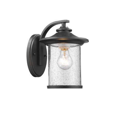 Chloe CH22050BK11-OD1 11 in. Lighting Liam Transitional 1 Light Black 