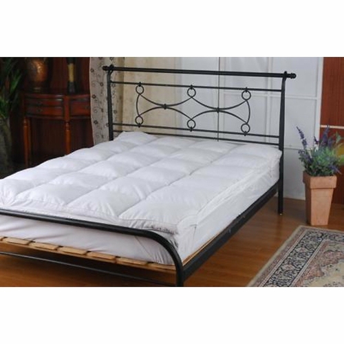 100% White Goose Feather Mattress Topper - Double