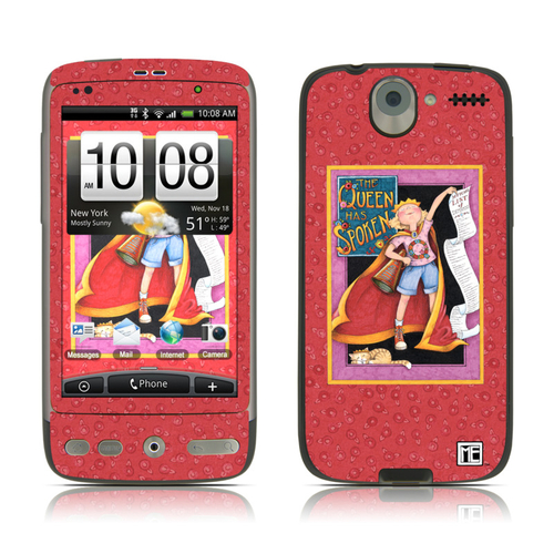 DecalGirl HDSR-SPOKEN HTC Desire Skin - Queen Has Spoken