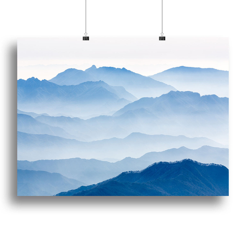 Misty Mountains Canvas Print or Poster