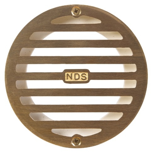 Nds 910B Brass Grate 4 in.