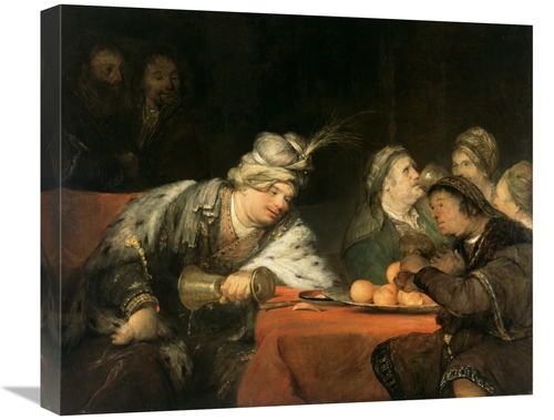 Global Gallery GCS-456163-22-142 22 in. The Banquet of Ahasuerus Art P