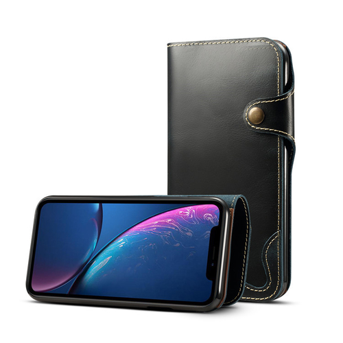 Genuine Leather iPhone X/XS/XS Max Wallet Case