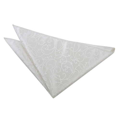 Swirl Handkerchief - Ivory