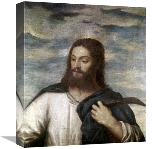 Global Gallery GCS-280570-16-142 16 in. Our Saviour Art Print - Titian