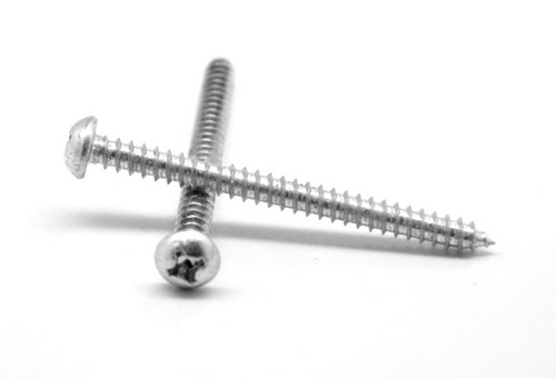 No.10-12 x 0.75 in. Phillips Round Head Type A Sheet Metal Screw,
