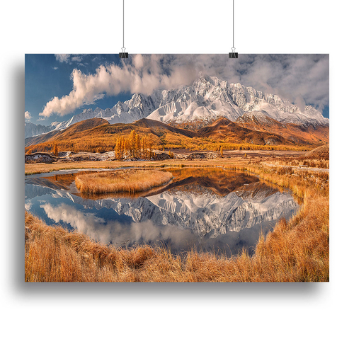 Mirror For Mountains Canvas Print or Poster
