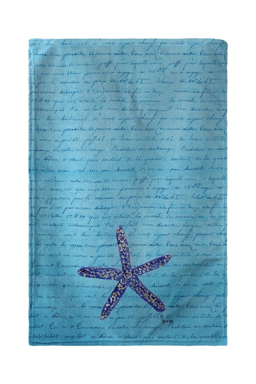 Betsy Drake BT991 Blue Starfish Beach Towel - 30 x 50 in.