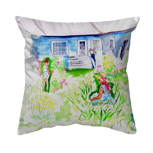 Betsy Drake NC823 18 x 18 in. Front Yard Garden No Cord Pillow