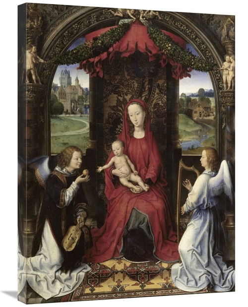 Global Gallery GCS-278548-30-142 30 in. Madonna & Child with Two Angel