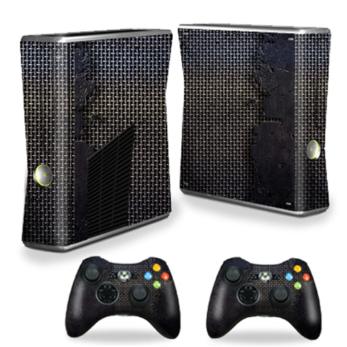 MightySkins XBOX360S-Ripped Skin Decal Wrap Cover for Xbox 360 S Slim 