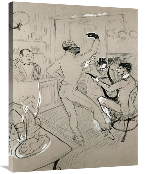 Global Gallery GCS-278178-36-142 36 in. Chocolat Dansant Art Print - H