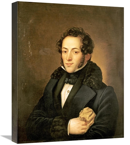 Global Gallery GCS-267220-22-142 22 in. The Poet Aleksandr Sergeevich 