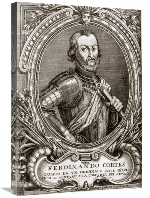 Global Gallery GCS-279026-30-142 30 in. Hernan Cortes Art Print - John