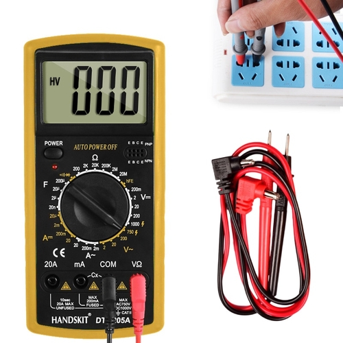 Urijk 1Pcs UK 830LN Digital Multimeter Tester LCD