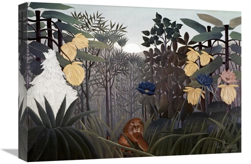 Global Gallery GCS-279891-22-142 22 in. Repast of the Lion Art Print -