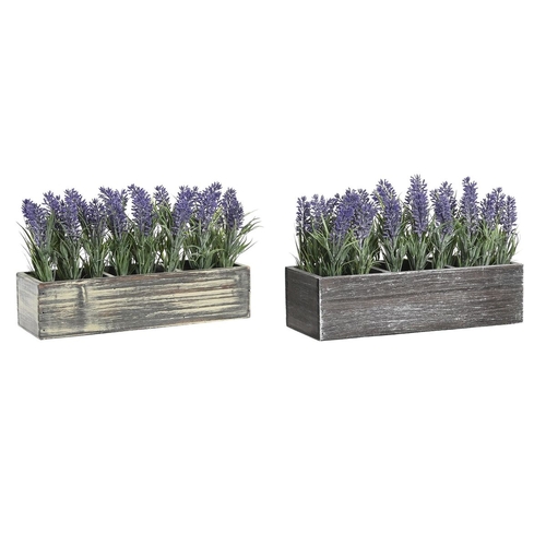 Decorative Plant DKD Home Decor Wood Polyethylene 32 x 14 x 19,5 cm (2