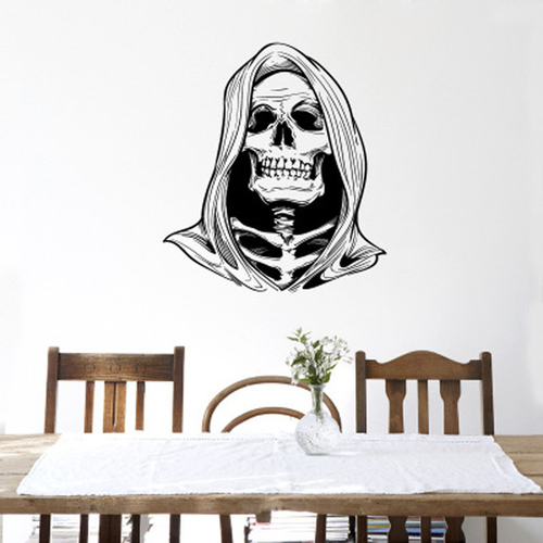 Witch Skull Heads Wall Stickers Halloween Party