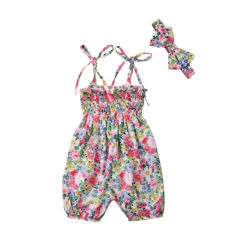 Newest Style Newborn Baby Girl Summer 2PCS