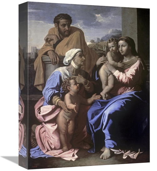 Global Gallery GCS-282690-16-142 16 in. The Holy Family with John the 
