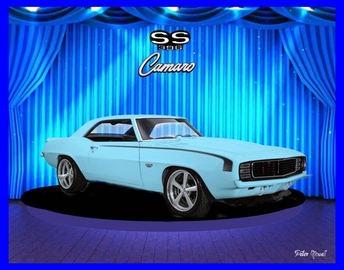 1969 Camaro SS 396 Mouse Pad Classic Muscle Car