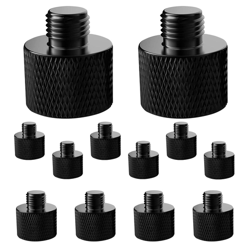 5 Core Mic Stand Adapter 12 Pieces 5/8 Female to 3/8 Male Screw Thread