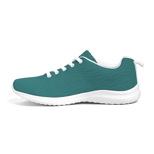 Womens Sneakers - Canvas Running Shoes - Teal Green