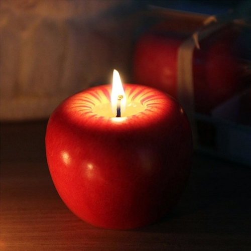 Christmas Eve Apple Candle