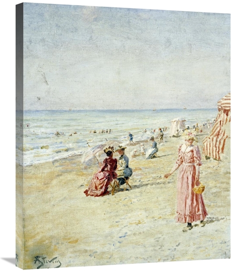 Global Gallery GCS-267347-30-142 30 in. La Plage, Ostende Art Prin