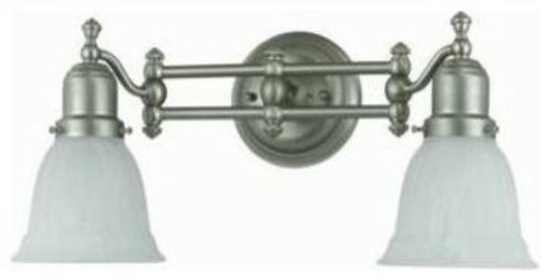 Cal Lighting LA-193-S-BRS 3 Light Bath Vanity - Brushed Steel