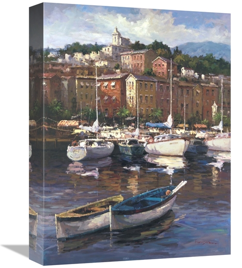 Global Gallery GCS-115989-1216-142 12 x 16 in. Bayside Harbor II Art P