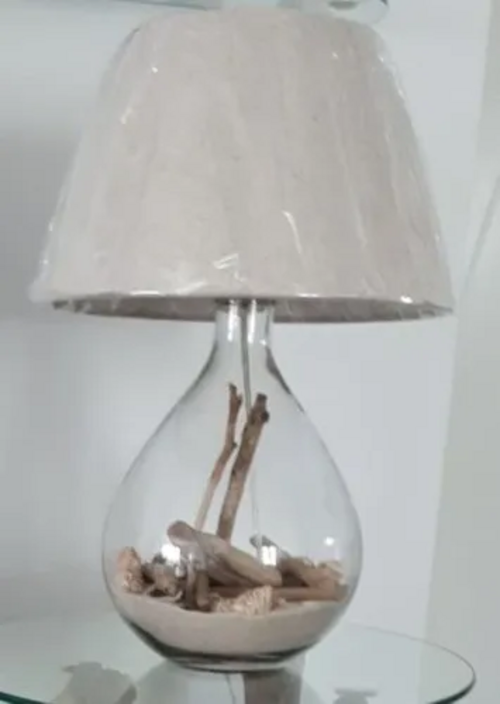 White Plain Table Lamp