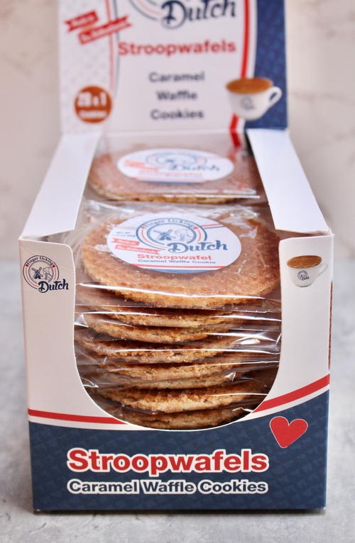 Caramel Stroopwafels Homestyle, 28 Singles (QTY:1)