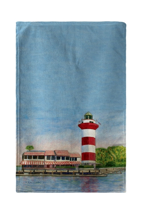 Betsy Drake BT727 30 x 50 in. Hilton Head Lighthouse Beach Towel