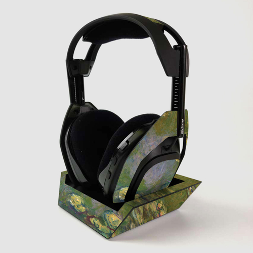 MightySkins ASTA50PLBS-Water Lilies Skin for ASTRO Gaming A50 Wireless