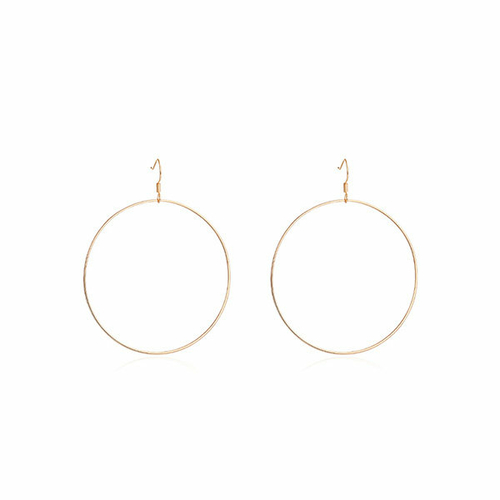 Drop Hoop Earrings