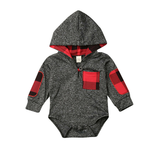 Todder Kid Baby Girl Boy Plaid stitching