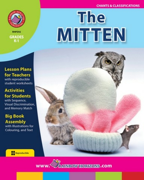 Rainbow Horizons Z92 The Mitten - Novel Study - Grade K to 1