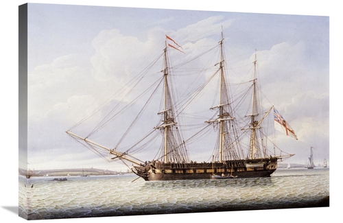 Global Gallery GCS-268501-30-142 30 in. Sloop on the Mersey Art Print 