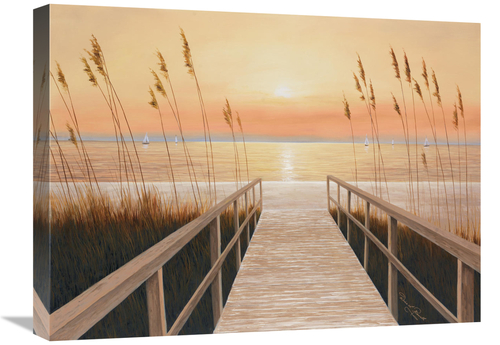 Global Gallery GCS-136849-1824-142 18 x 24 in. Walkway to Sea Art Prin