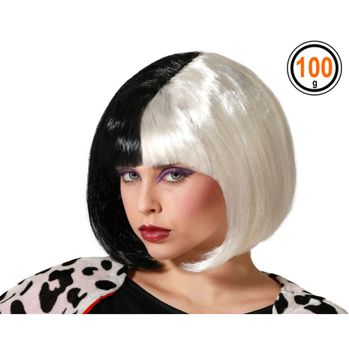 Wigs White Black White/Black