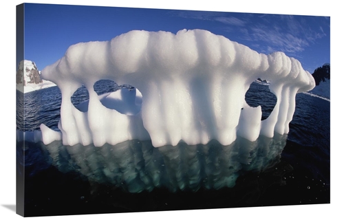 Global Gallery GCS-397778-2436-142 24 x 36 in. Melting Shard of An Ice