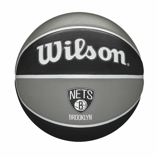 Basketball Ball Wilson Nba Team Tribute Brooklyn Nets Black Natural