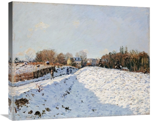 Global Gallery GCS-267310-30-142 30 in. Snow at Argenteuil Art Print -