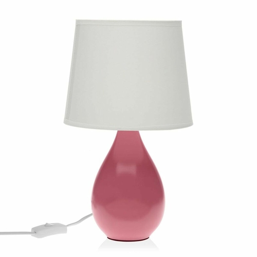 Desk lamp Versa Roxanne Pink Ceramic (20 x 35 x 20 cm)