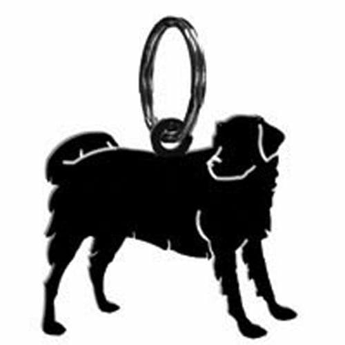 Wrought Iron Dog Keychain Key Ring