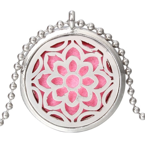 1Pcs Flower Diffuser Necklace Magnetic Open