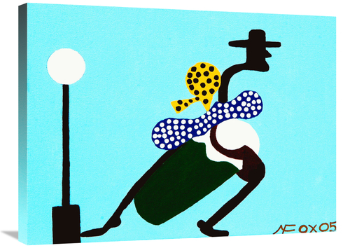 Global Gallery GCS-479182-2432-142 24 x 32 in. Bongo Dancer Art Print 