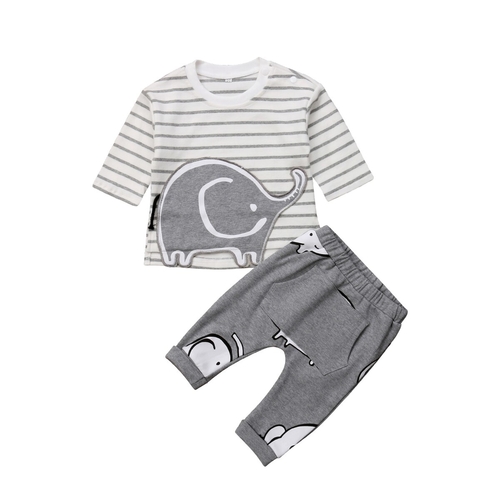 Casual Baby Boy 2Pcs Newborn Kids Baby Girl