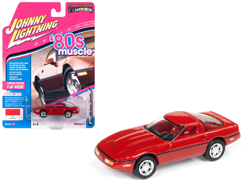 1988 Chevrolet Corvette Bright Red \80\'s Muscle\" Limited Edition to